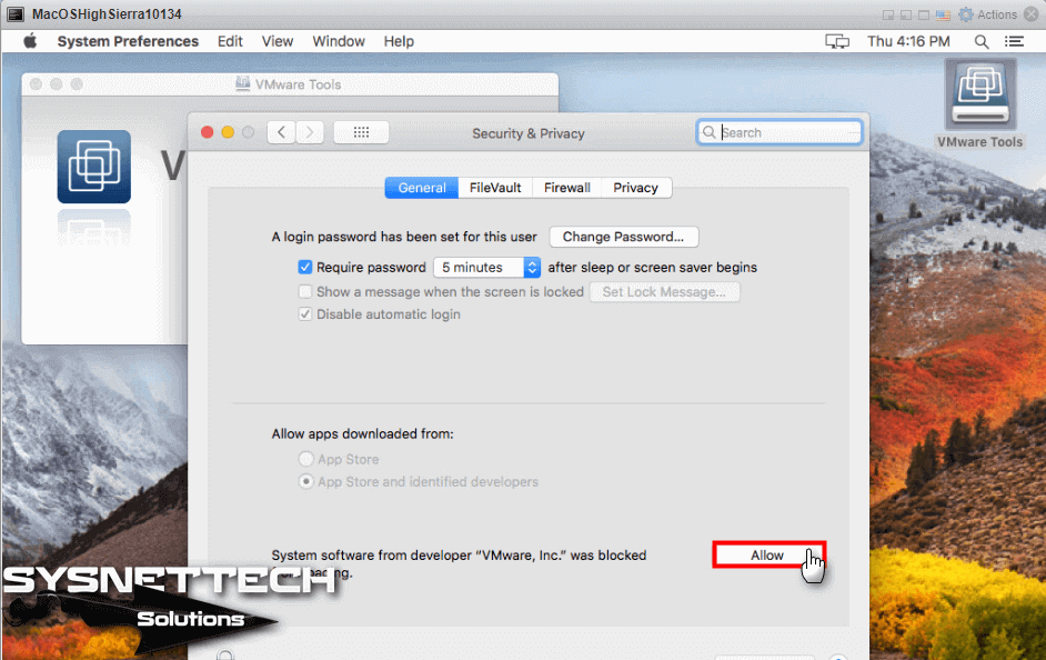 install windows on vmware mac iso file